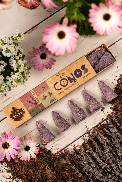 Conos Räucherkegel · Lavendel & Veilchen
