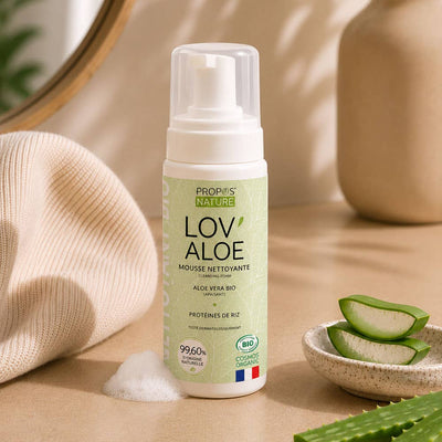 Lov'Aloe · Organischer Reinigungsschaum mit Aloe Vera · 150 ml