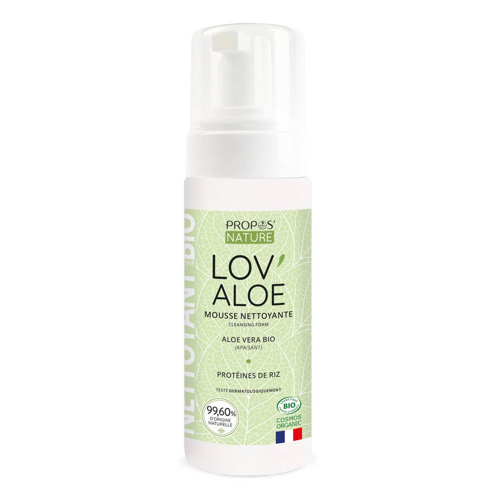 Lov'Aloe · Organischer Reinigungsschaum mit Aloe Vera · 150 ml