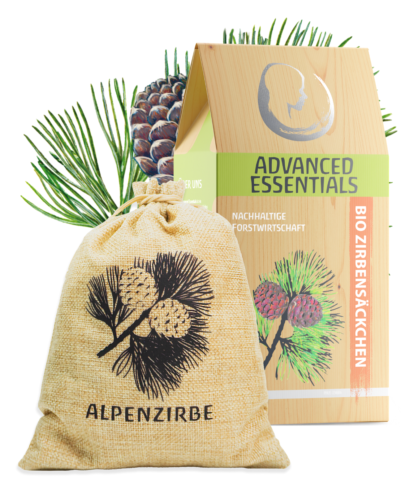 BIO Zirbenspäne im Säckchen