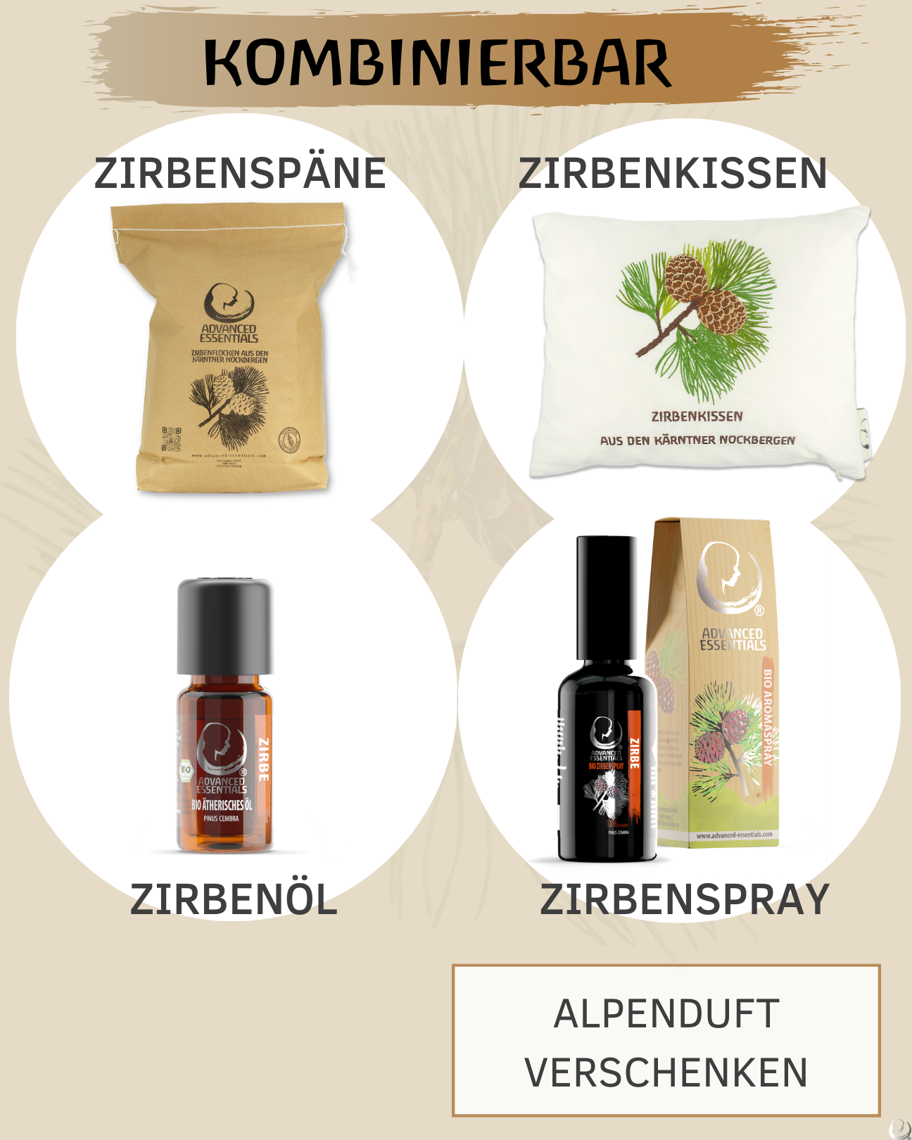 BIO Zirbenspäne im Säckchen
