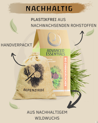 BIO Zirbenspäne im Säckchen