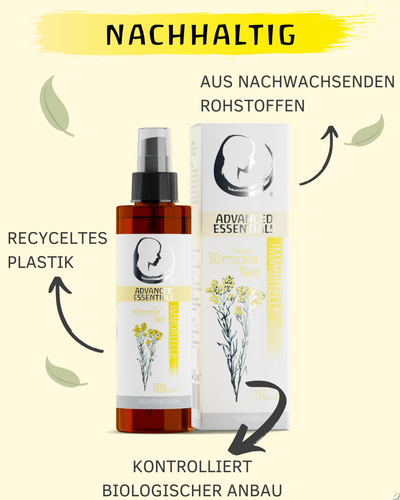 BIO Immortellenwasser · 100% naturrein · 200 ml