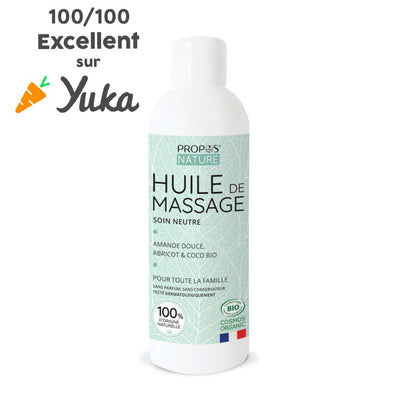 Natürliches Bio-Massageöl Neutral - 100 % Naturrein · 200 ml