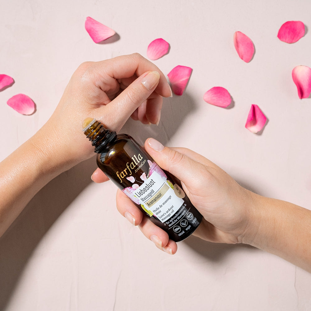 Aromamour · Liebeslust · Massageöl