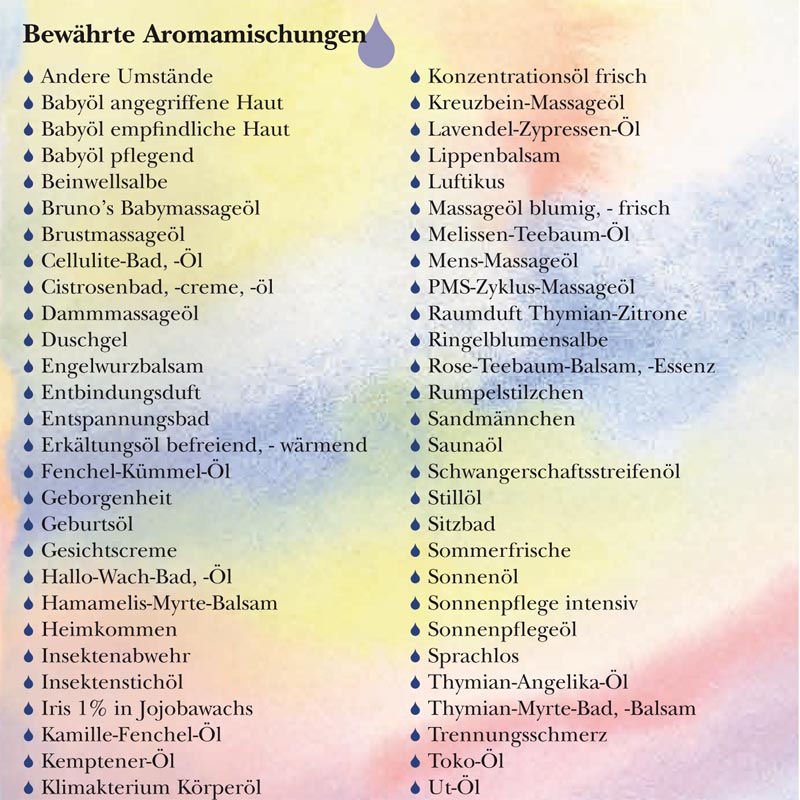 B-Ware 💛 Ingeborg Stadelmann · Bewährte Aromamischungen