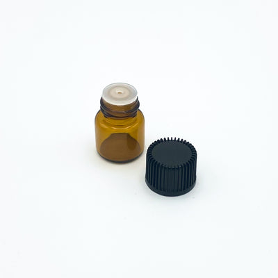 25er-Set 1 ml Proben-Flasche amber