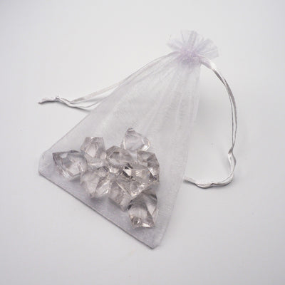 10er-Pack Organzasäckchen 10 x 15 cm weiß