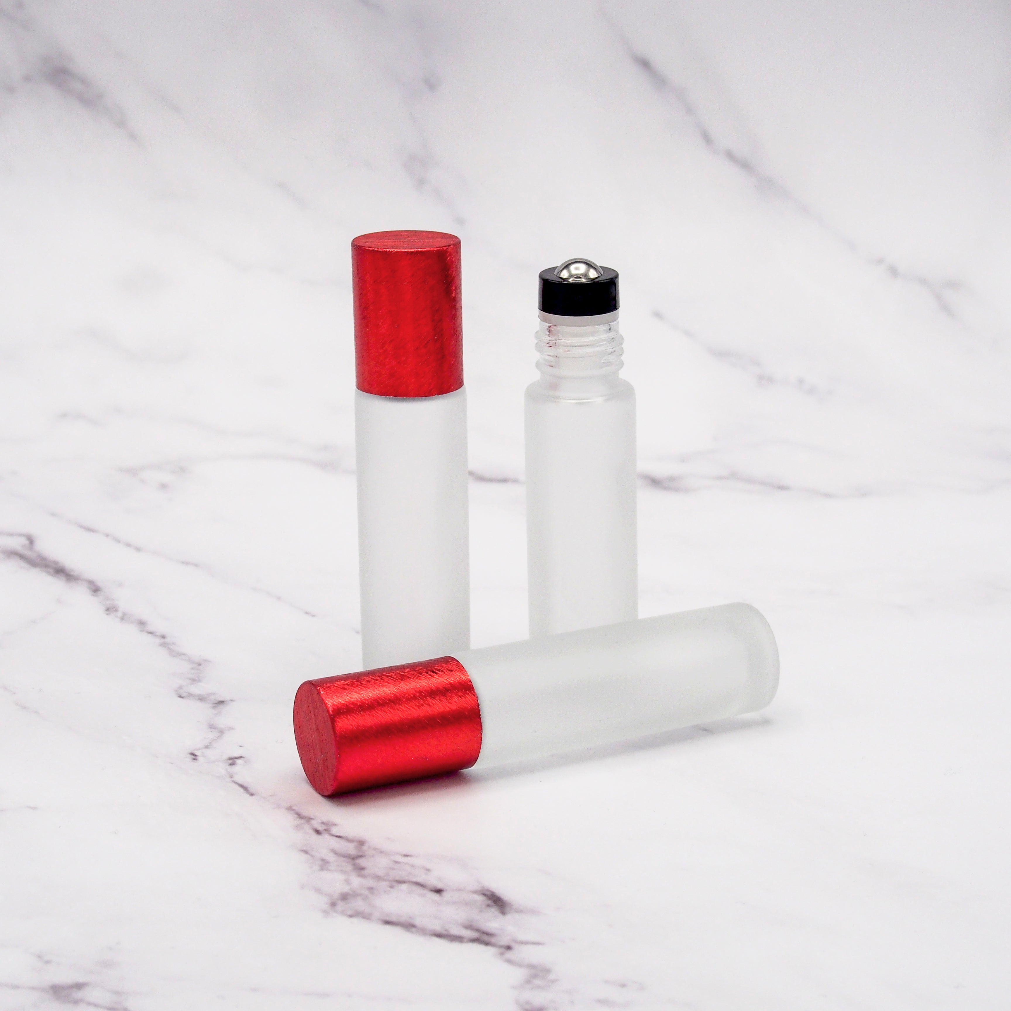 Roll On Flaschen BRUSH red 10 ml