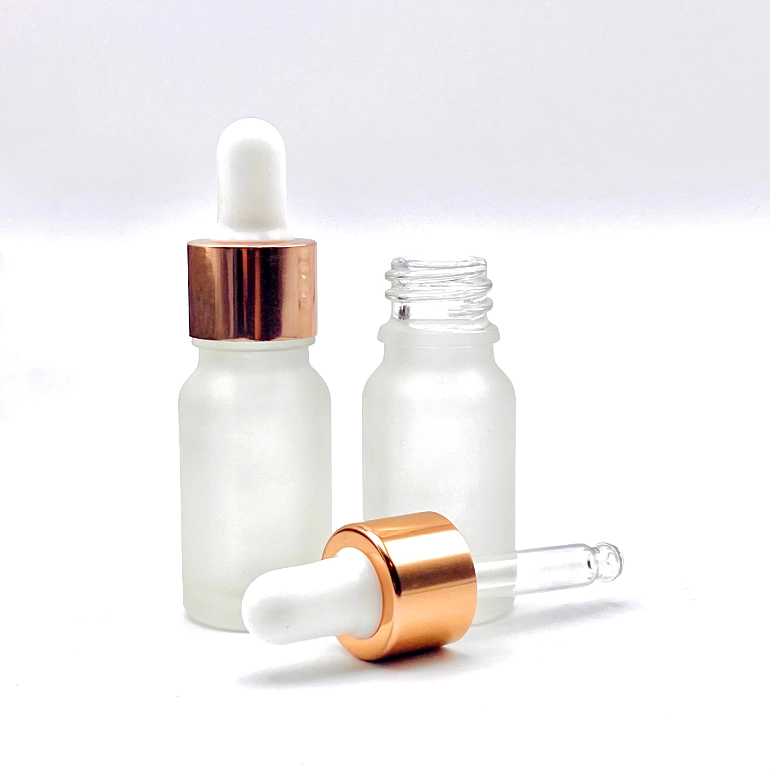 2er-Set 15 ml Pipetten-Flasche Milky Rose